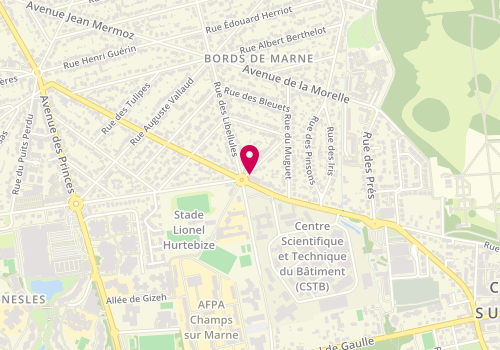 Plan de Nuances & Vous, 1 Place Mattéotti, 77420 Champs-sur-Marne