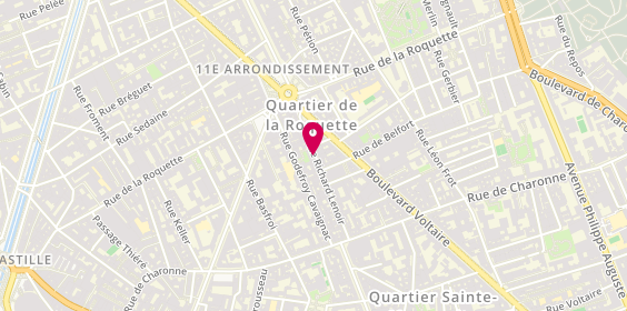 Plan de Gentleman Barber Shop, 37 Rue Richard Lenoir, 75011 Paris