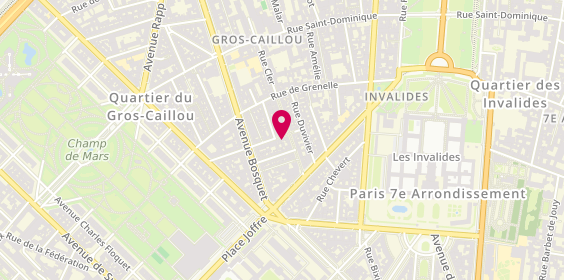 Plan de Beau, 5 Rue du Champ de Mars, 75007 Paris