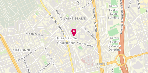 Plan de Marie Lisse, 5 Rue du Clos, 75020 Paris