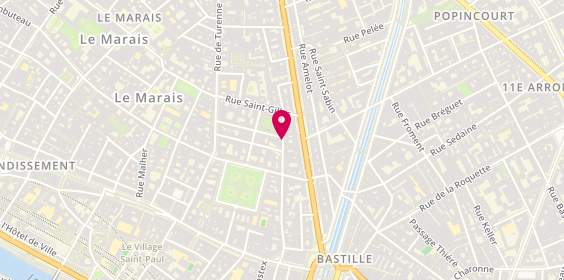 Plan de Marisol Paris : Hair Gallery, 33 Ter Rue des Tournelles, 75003 Paris