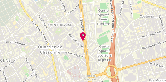 Plan de Am Distribution, 119 Boulevard Davout, 75020 Paris