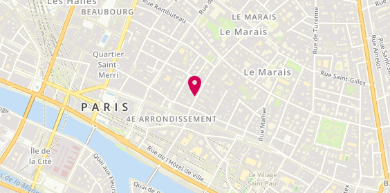 Plan de Medley, 21 Rue Vieille du Temple, 75004 Paris