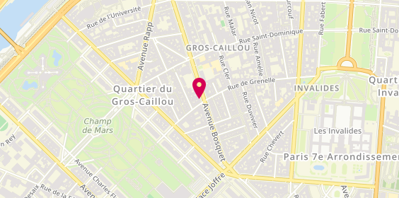 Plan de RIOL Serge, 34 Avenue Bosquet, 75007 Paris