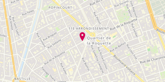 Plan de Camille Albane voltaire Rue de la roquette coiffeur paris 11, 89 Rue de la Roquette, 75011 Paris