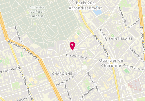 Plan de Paris Coiffure, 56 Rue Bagnolet, 75020 Paris
