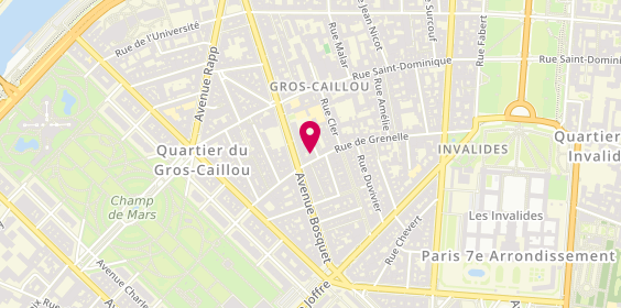 Plan de Jean-Claude Biguine, 194 Rue de Grenelle, 75007 Paris