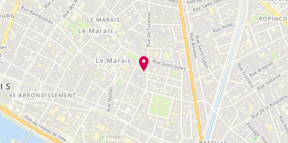 Plan de L’Instant Barbier, 43 Rue de Turenne, 75003 Paris