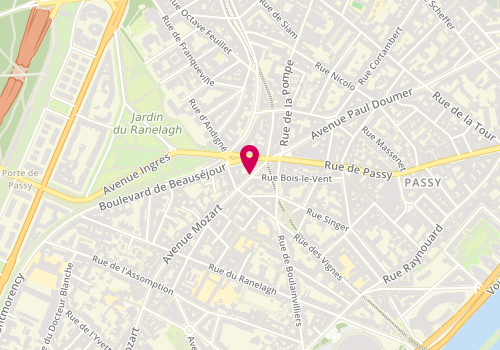Plan de Jovanna, 6 Avenue Mozart, 75016 Paris