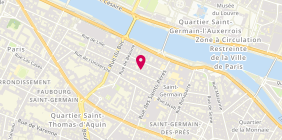 Plan de 22 rue de Verneuil, 22 Rue de Verneuil, 75007 Paris