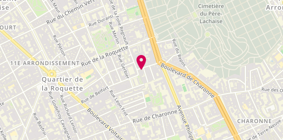 Plan de I.D Coiffure, 4 Rue de Mont-Louis, 75011 Paris