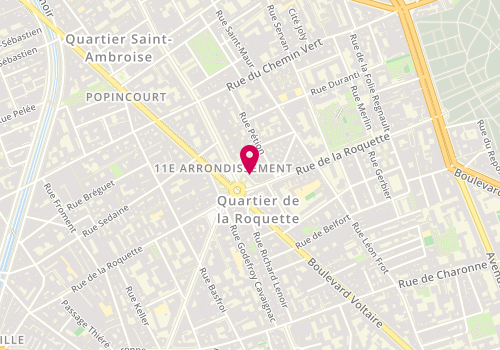 Plan de Saint Algue, 4 place Léon Blum, 75011 Paris