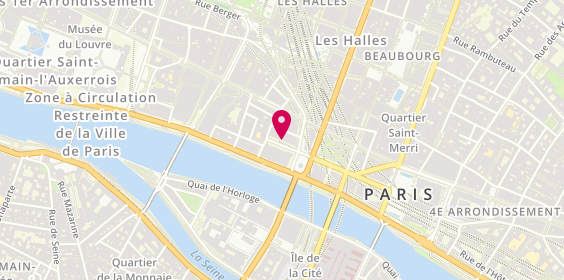 Plan de Saco Paris Victoria - Coiffeur Coloriste, 18 avenue Victoria, 75001 Paris