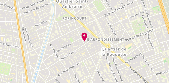 Plan de Maison Koton - Hair & Skincare - Headspa, 24 Rue Popincourt, 75011 Paris