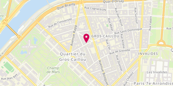 Plan de Vog Coiffure, 110 Rue Saint-Dominique, 75007 Paris