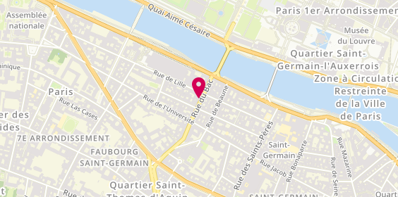 Plan de Jean Louis David - Coiffeur Paris, 10 Rue du Bac, 75007 Paris