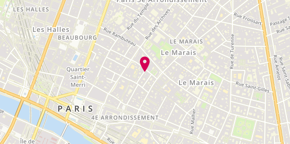 Plan de CARLOTTI Christophe, 14 Rue Aubriot, 75004 Paris