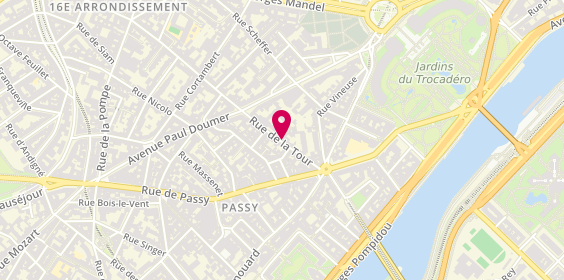 Plan de Mony et Henri, 26 Rue Tour, 75116 Paris