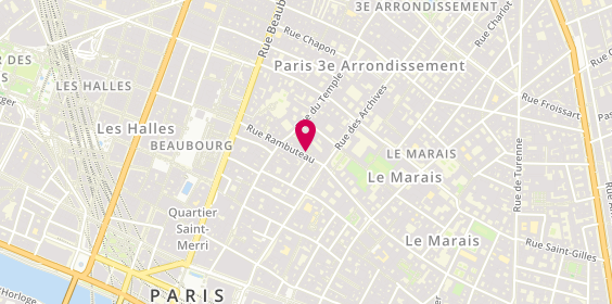 Plan de Space Hair, 8 Rue Rambuteau, 75003 Paris