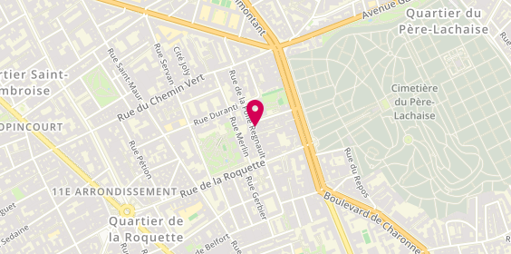 Plan de HYMONNET Flavien, 60 Bis Rue Folie Regnault, 75011 Paris