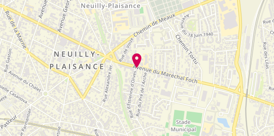 Plan de AUFFRAY Robin, 86 avenue du Maréchal Foch, 93360 Neuilly-Plaisance
