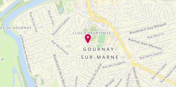 Plan de Actif Coiffure, 132 Boulevard de la Resistance, 93460 Gournay-sur-Marne