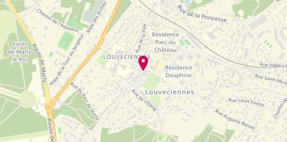 Plan de Barber Shop 555, 5 Rue du Professeur Tuffier, 78430 Louveciennes