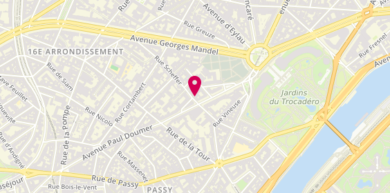 Plan de Armonia C, 20 Rue Scheffer, 75016 Paris