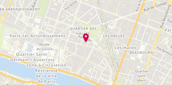 Plan de Olive Hair Line, 3 Rue des Prouvaires, 75001 Paris