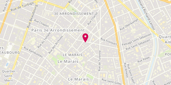 Plan de Rachel Benaich, 23 Rue de Poitou, 75003 Paris