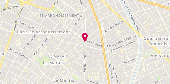 Plan de Le Salon et Vous, 92 Rue de Turenne, 75003 Paris