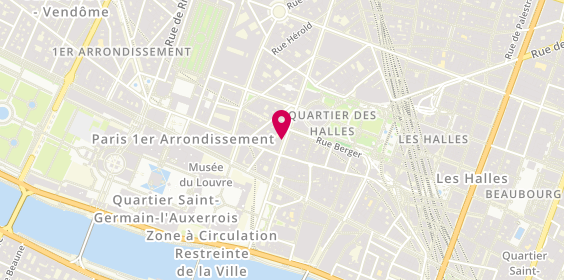Plan de AVEDA MONTECINO Salon & Spa LifeStyle, 7 Rue du Louvre, 75001 Paris