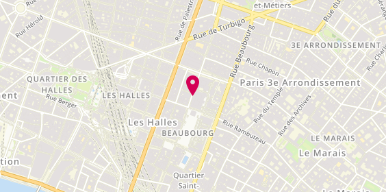 Plan de D.S Coiffure, 164 Rue Saint-Martin, 75003 Paris