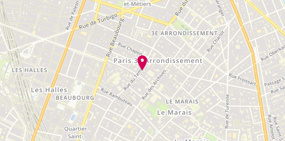 Plan de Le Club 33, 90 Rue du Temple, 75003 Paris