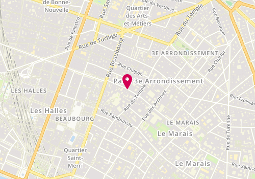 Plan de Barbe à Bidou, 13 Rue Michel le Comte, 75003 Paris