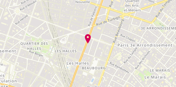 Plan de Jacques Dessange, 52 Boulevard de Sébastopol, 75003 Paris