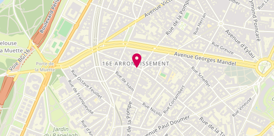Plan de Camille Albane, 111 Rue de la Tour, 75016 Paris