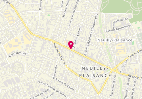 Plan de Goldenhair, 15 Avenue du Marechal Foch, 93360 Neuilly-Plaisance