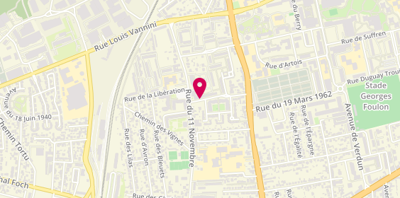 Plan de Crys' Tel Coif, 10 Rue du Maréchal de Lattre de Tassigny, 93330 Neuilly-sur-Marne