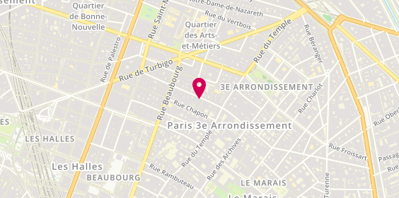 Plan de L'Home, 21 Gravilliers, 75003 Paris