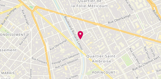 Plan de Kokotte, 43 Rue de la Folie Méricourt, 75011 Paris
