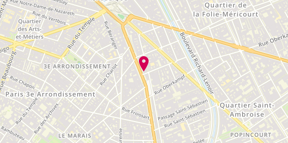 Plan de David Alexander, 8 Boulevard du Temple, 75011 Paris