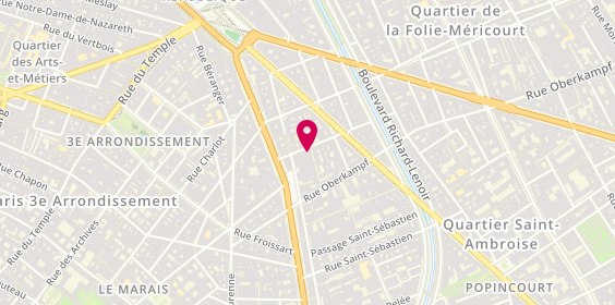 Plan de Jenniferyaopro, 8 Rue de Crussol, 75011 Paris
