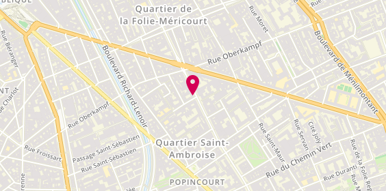 Plan de Coiffure Art et Beauté, 67 Avenue Parmentier, 75011 Paris