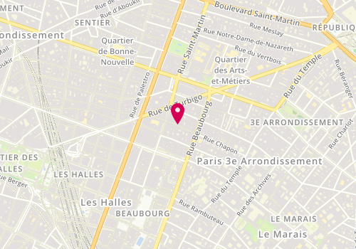 Plan de Fostal, 56 Rue Chapon, 75003 Paris