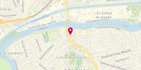 Plan de Jean Louis David, 7 avenue du Maréchal Joffre, 93460 Gournay-sur-Marne