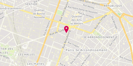 Plan de 101 Coiffures, 101 Rue Beaubourg, 75003 Paris