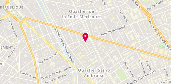 Plan de Les Mauvais Garçons Neuve Popincourt, 3 Rue Neuve Popincourt, 75011 Paris
