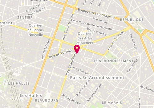Plan de Mimi Coiffure, 28 Rue au Maire, 75003 Paris