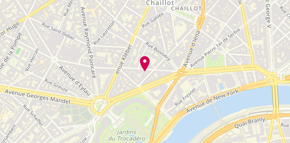Plan de H2L, 17 Rue de Longchamp, 75116 Paris